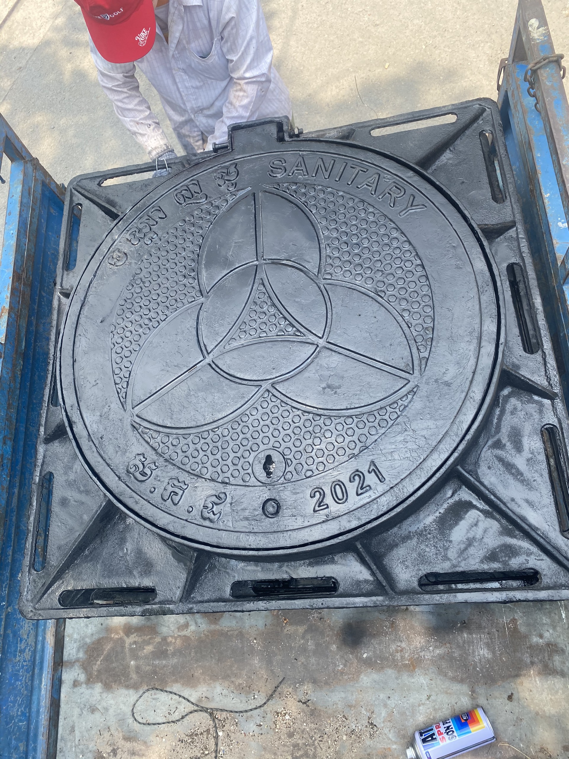 Nắp hố ga gang