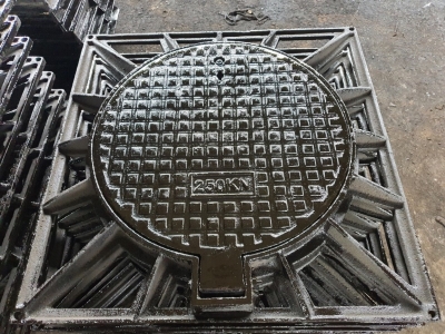 Nắp hố ga gang cầu