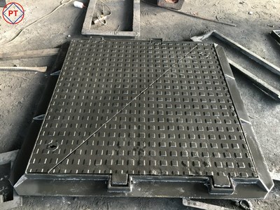 Nắp hố ga thân vuông nắp vuông
