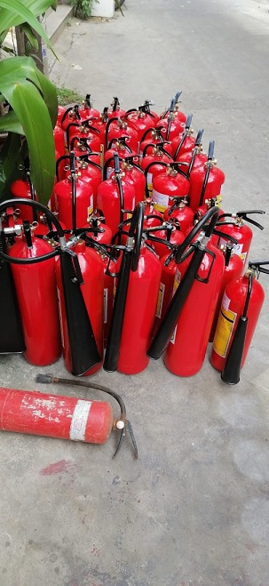 Nạp sạc bình PCCC, bình bột, bình CO2