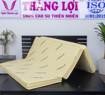 Nệm cao su non Thắng Lợi gấp 3