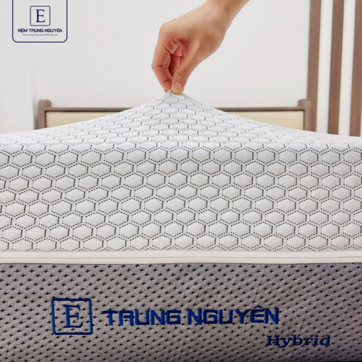 Nệm lò xo Hybrid Trung Nguyên 1m2 x 2m