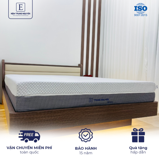 Nệm lò xo Hybrid Trung Nguyên 1m6 x 2m
