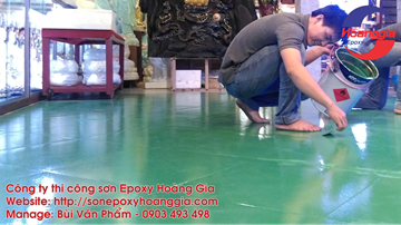 Sơn Epoxy nền nhà xưởng