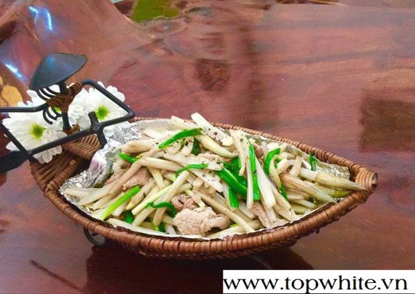 Ngó sen xào tỏi