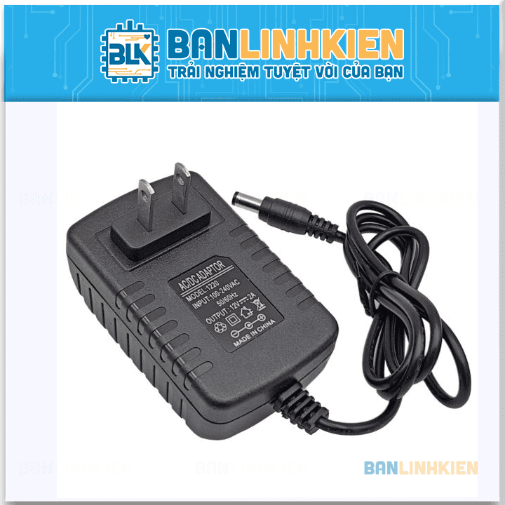 Nguồn Adapter 12V2A DC5.5x2.1MM