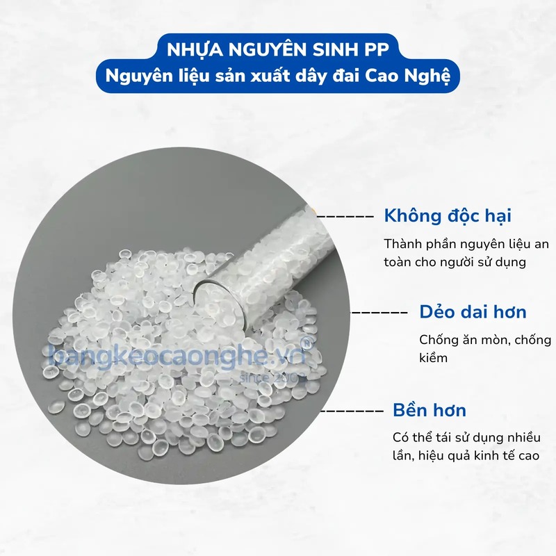 Nguyên liệu sản xuất dây đai