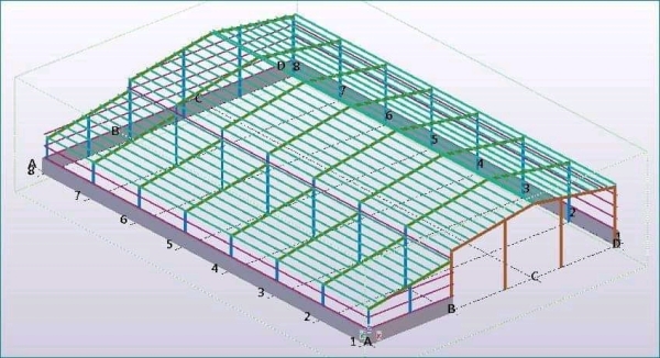 Nhà thép tiền chế, kết cấu thép