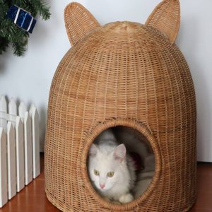 Nhà thú cưng mây tre đan