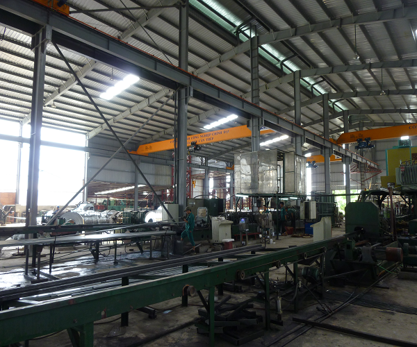 Công trình nhà máy cán thép Chính Đại