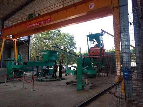Nhà máy rung ép 2 hầm