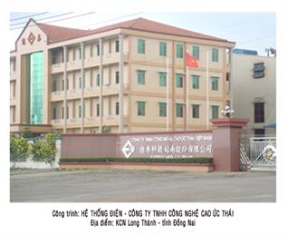 Thi công hệ thống điện hạ thế nhà máy SX dây cáp EVERTOP