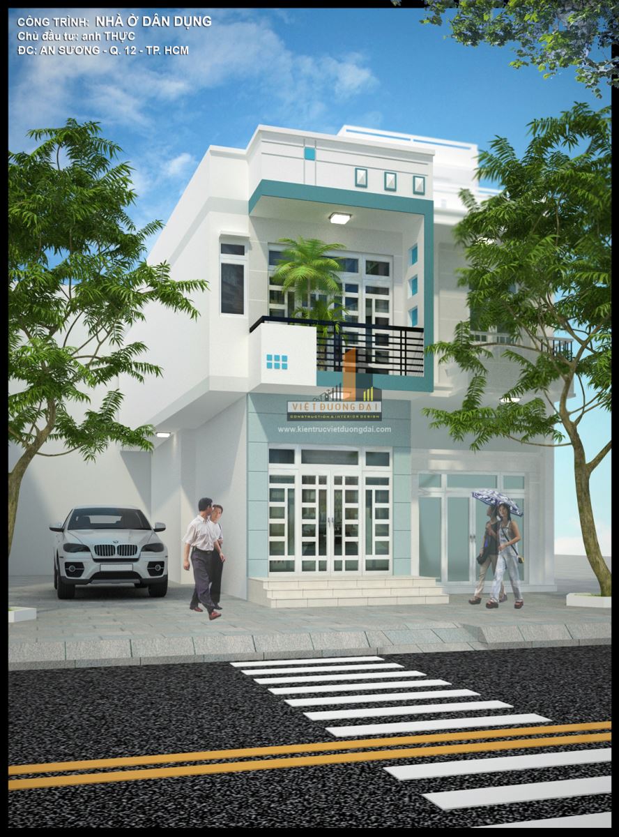 Thiết kế, thi công nhà phố