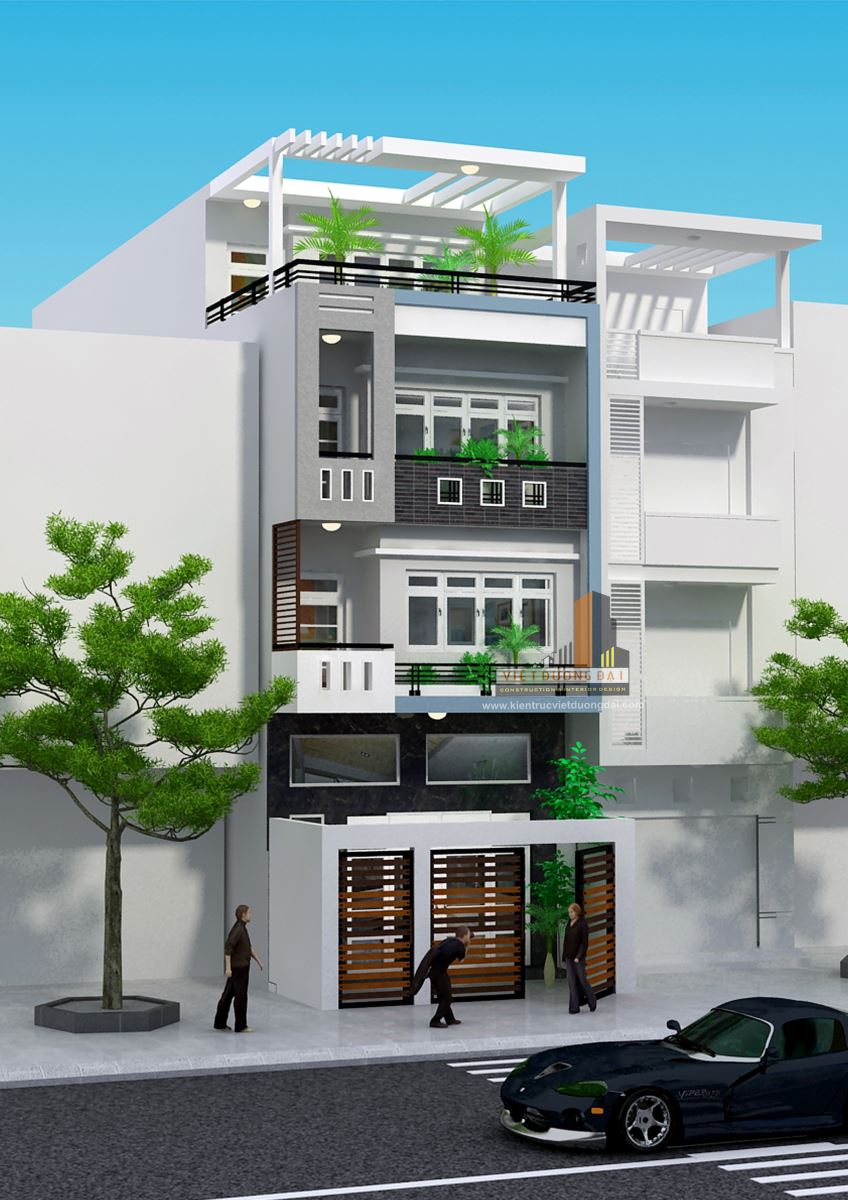 Thiết kế, thi công nhà phố