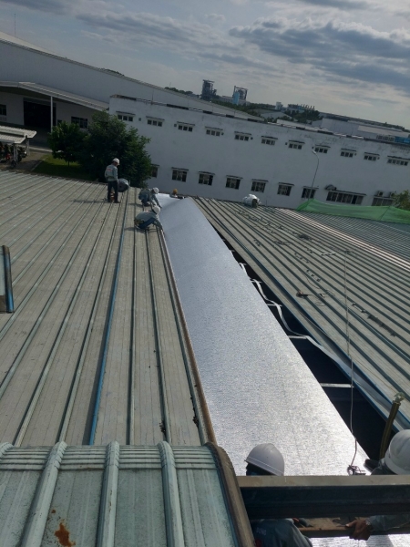 Thi công nhà xưởng cách nhiệt