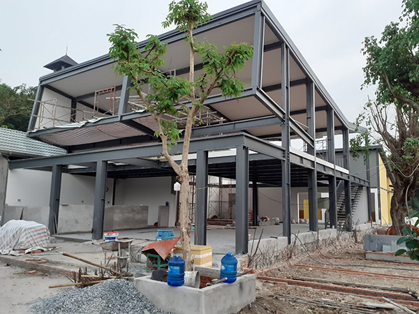 Công trình nhà khung thép dân dụng