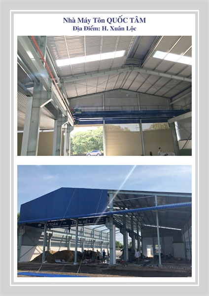 Nhà máy tôn Quốc Tâm