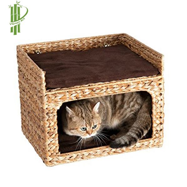 Nhà mèo 2 tầng lục bình