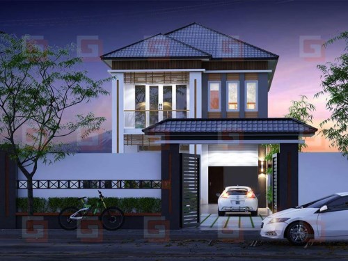 Nhà phố 2 tầng