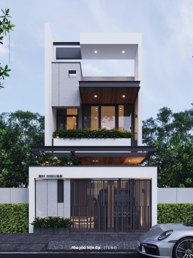 Nhà phố hiện đại