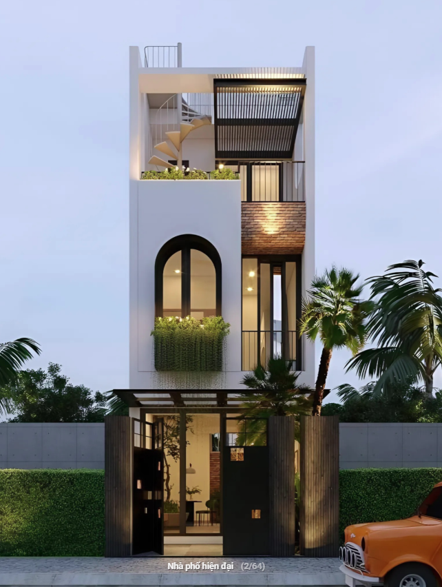Nhà phố hiện đại