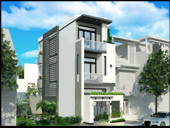 Thiết kế thi công nhà phố