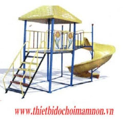 Nhà tròi cầu trượt xoắn