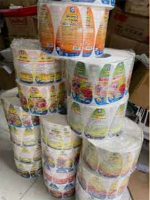 Nhãn decal dạng cuốn