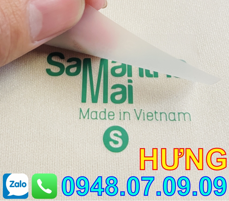Nhãn ép nhiệt chất lượng