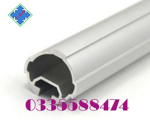 Nhôm định hình ống 28 có ngàm 1 rãnh