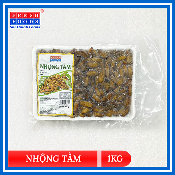 Nhộng tằm vàng