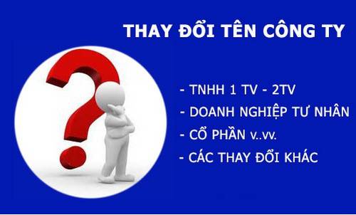 Hồ sơ thủ tục đổi tên công ty