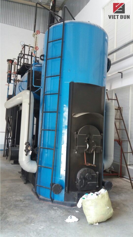 Nồi hơi đốt rác, vải vụn
