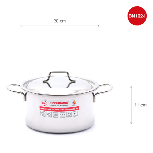 Bộ nồi nắp inox