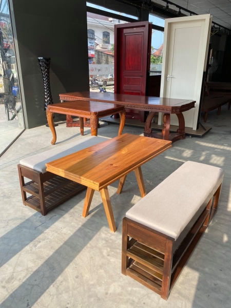 Bàn ghế gỗ