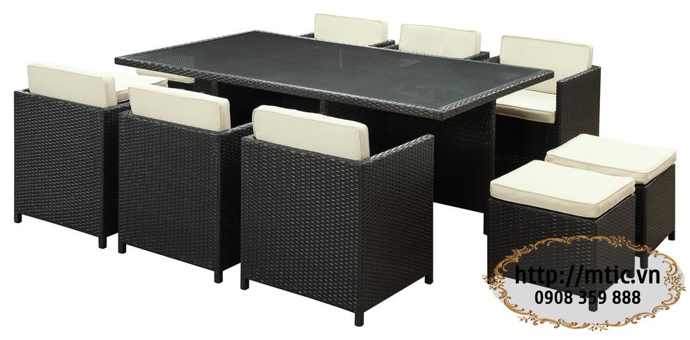 Nội thất nhựa giả mây