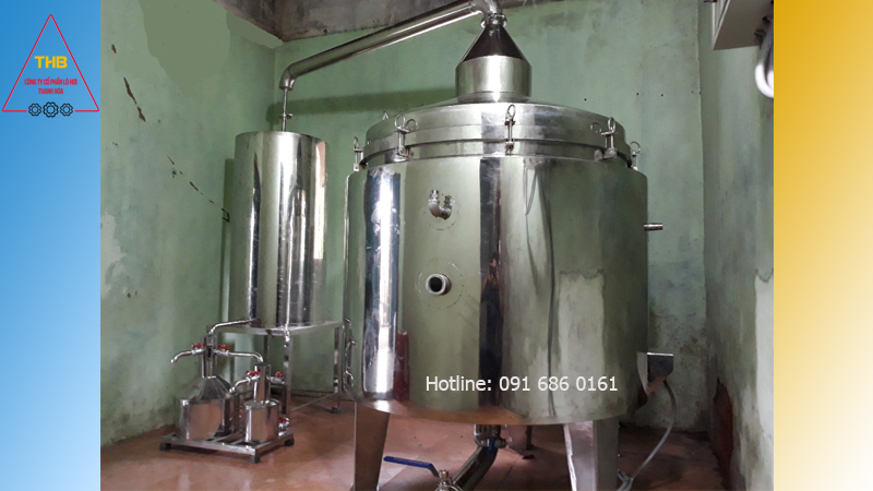 Nồi chưng cất tinh dầu 100L
