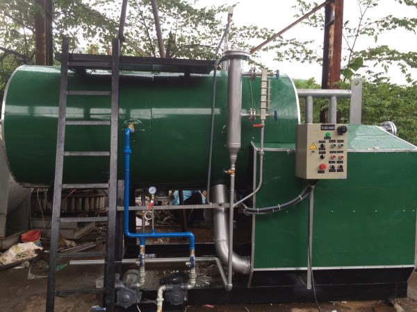 Nồi hơi đốt củi 1 tấn buồng đốt phụ
