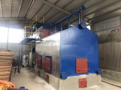 Nồi hơi đốt than củi