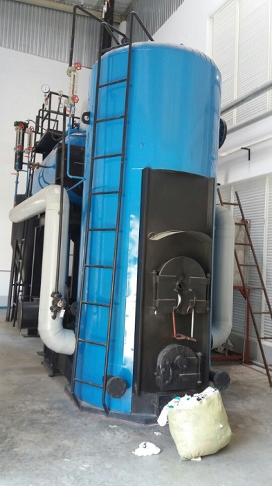 Nồi hơi đốt vải vụn