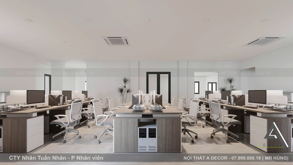 Nội thất văn phòng công ty xuất khẩu