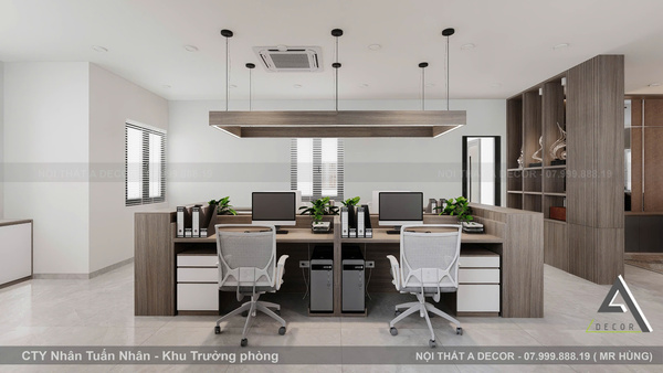 Nội thất văn phòng công ty xuất khẩu