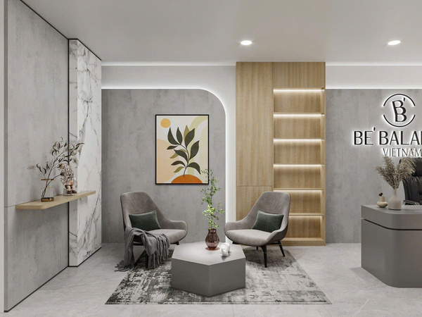 Nội thất văn phòng Mỹ phẩm Bebalance