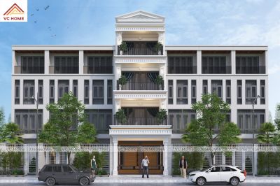 Nhà phố 4 tầng