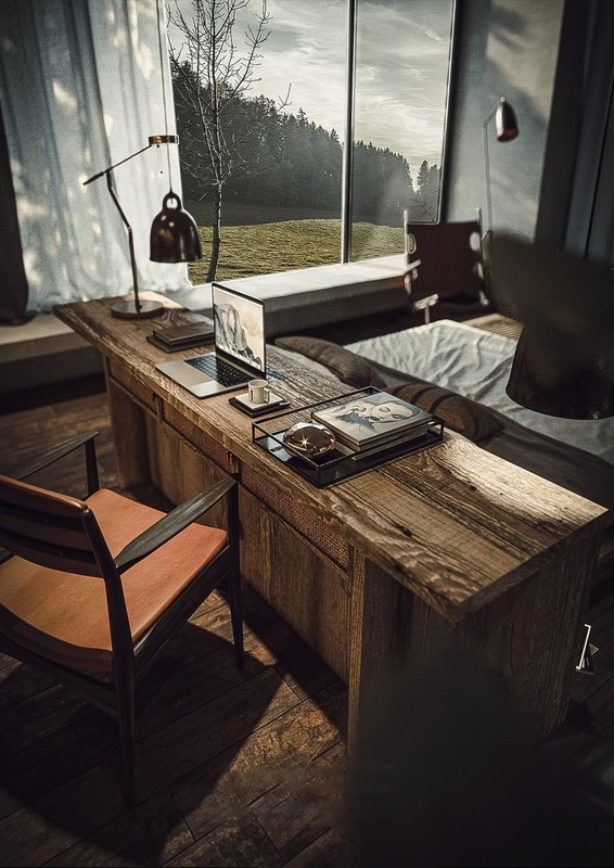 Nội thất căn hộ nghỉ dưỡng Bohemian