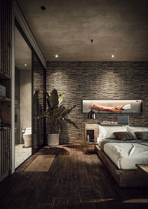 Nội thất căn hộ nghỉ dưỡng Bohemian