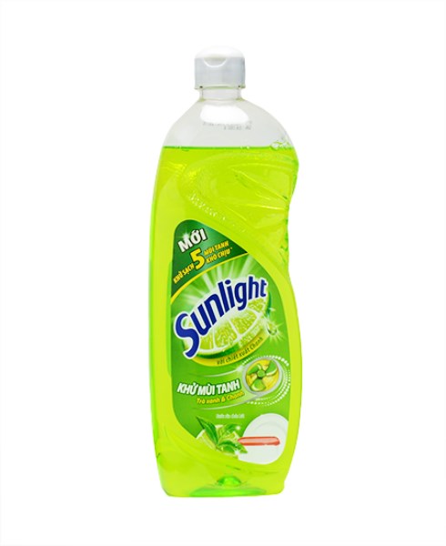 Nước rửa chén Sunlight trà xanh
