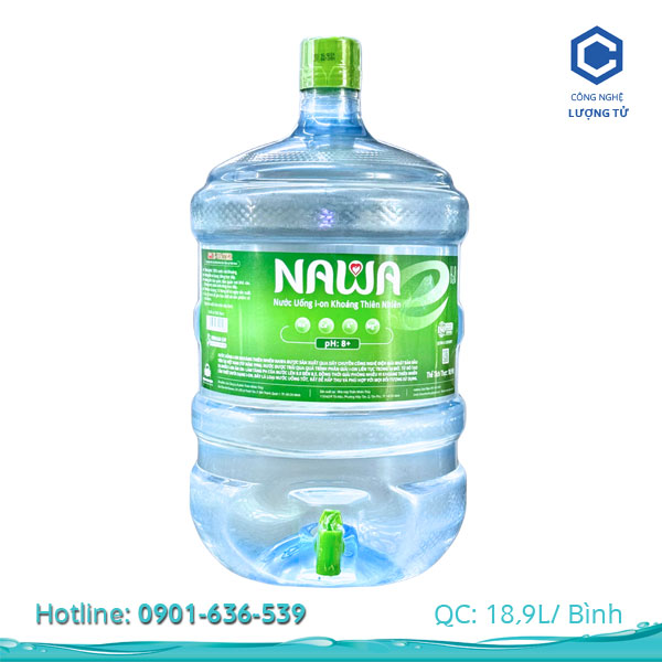Nước I-ON khoáng thiên nhiên Nawa 19L