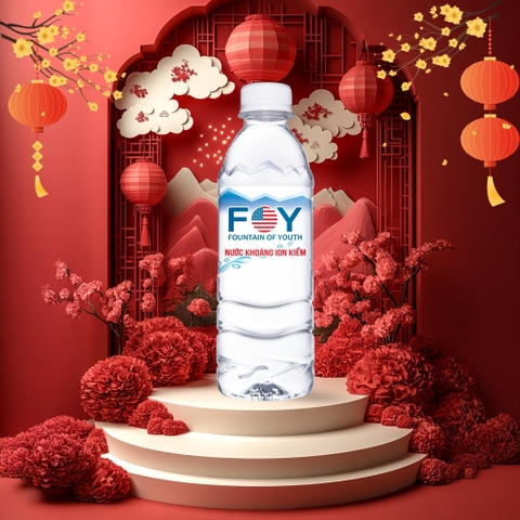 Nước khoáng ion kiềm 350ml FOY