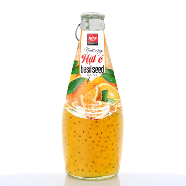 Nước uống hạt é vị cam 290ml